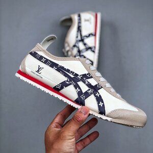 Monogram Leather Sneakers Onitsuka Tiger